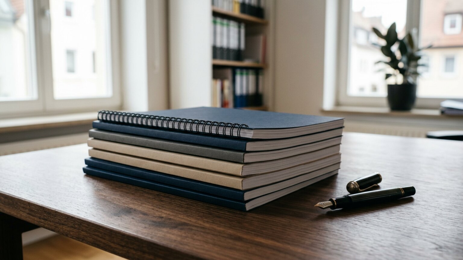 Stapel ausgedruckter Finanzreports — Symbolbild saubere Finanzreports vor dem Verkauf